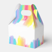 シック・レインボーおめでとう卒業パーティー フェイバーボックス (裏面サイド)