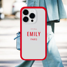 シック・レッド・美しい/ファッション・ブランド Case-Mate iPhone 14 PROケース