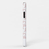 シック・ロココ赤面ピンクオーナメント卒業生 Case-Mate iPhoneケース (裏面/右)