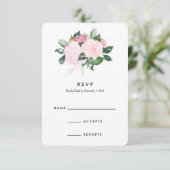 シック・ロマンス | の結婚応答カード 出欠カード (スタンド正面)
