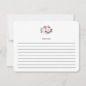 シック・ロマンス |レシピカード (裏面)