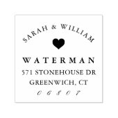 シック・ロマンス |差出人住所 セルフインキングスタンプ (デザイン)