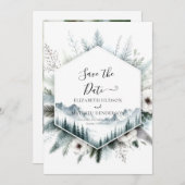 シック・ロマンチック結婚な山 セーブザデート (正面/裏面)