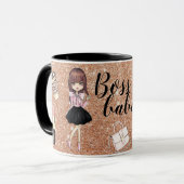 シック&ワイルドガールのプランナーコーヒーマグ マグカップ (正面左)