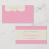 シック 名刺 (正面/裏面)