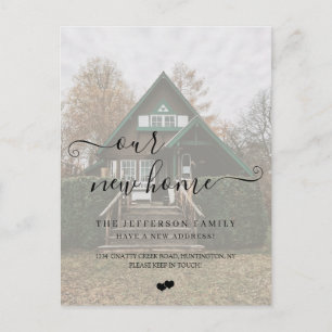 シック・引っ越しました・フェイクベラム効果写真Aの動き 案内ポストカード