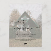 シック・引っ越しました・フェイクベラム効果写真Aの動き 案内ポストカード (正面)