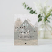 シック・引っ越しました・フェイクベラム効果写真Aの動き 案内ポストカード (スタンド正面)