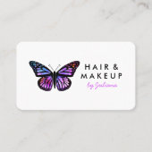 シック(昆虫)オオカバマダラ、モナークバタフエレガントォーターカラー 名刺 (正面)