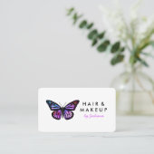 シック(昆虫)オオカバマダラ、モナークバタフエレガントォーターカラー 名刺 (スタンド正面)