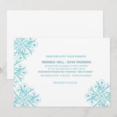 シック – 結婚式招待状カード 招待状 (正面/裏面)