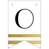 シック·金ゴールド卒業式20XX写真集 バンティングフラッグ (第3の旗)