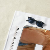 シックBFFフレンズ最高の引用文フォトコラージュ ビーチタオル (インサイチュ)