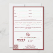 シックQRコードサービス注4月ギフト証明書 (裏面)