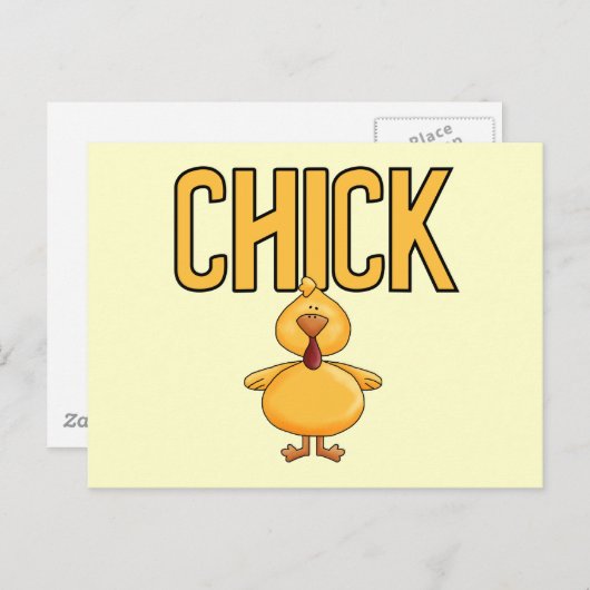 シックTシャツとギフト ポストカード (正面/裏面)