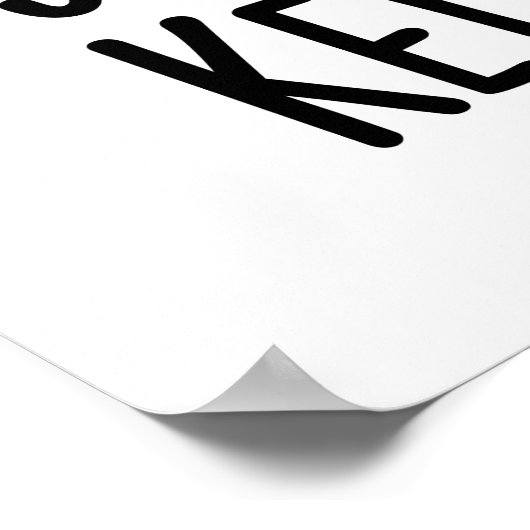 シッシュケバブおもしろいフードプン ポスター (角)