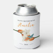 シッスタイリッシュクエレガントホワイトリタイア名フローラ 缶クーラー (缶正面)