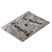 シッダービーキャンピングツリーバーク自然写素朴真 ノートブック (左側)