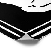 シッティングキャットジュリーデグラアグアールヌーボー ポスター (角)