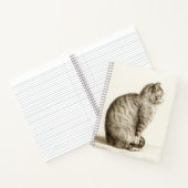 シッティングキャット – ジャン・バーナード ノートブック (内部)