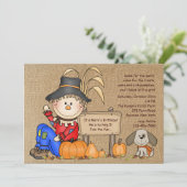 シッティングスカレクロー招待状 招待状 (スタンド正面)