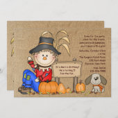 シッティングスカレクロー招待状 招待状 (正面/裏面)