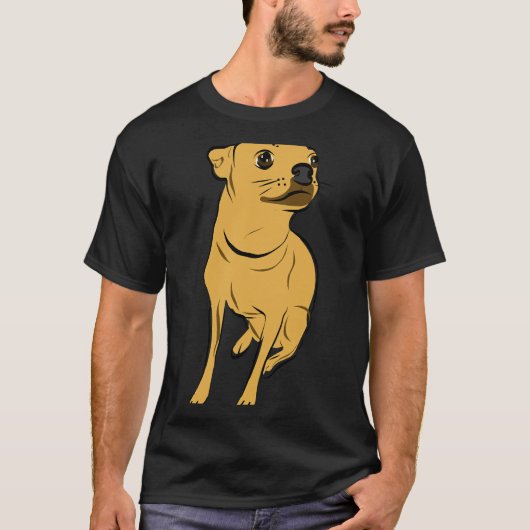 シッティングチワワ Tシャツ (正面)
