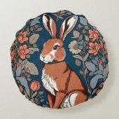 シッティングハレウィリアムモリスインスパイアフローラ ラウンドクッション (裏面)