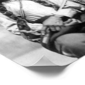 シッティングブルポートレート ポスター (角)