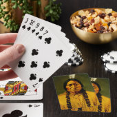 シッティングブル先住民アメリカンチーフヴィンテージ トランプ (インサイチュ)