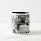 シッティングブル議会1877年 ツートーンマグカップ (中央)