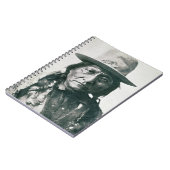 シッティングブル(1831-1890年) (b/wの写真) ノートブック (左側)