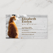 シッティング・キャット・オン・ザ・通り 名刺 (裏面)