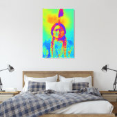 シッティング・ブル キャンバスプリント (インサイチュ (寝室))