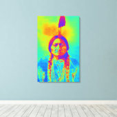 シッティング・ブル キャンバスプリント (インサイチュ (ウッドフロア))