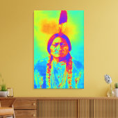 シッティング・ブル キャンバスプリント (インサイチュ (リビング))