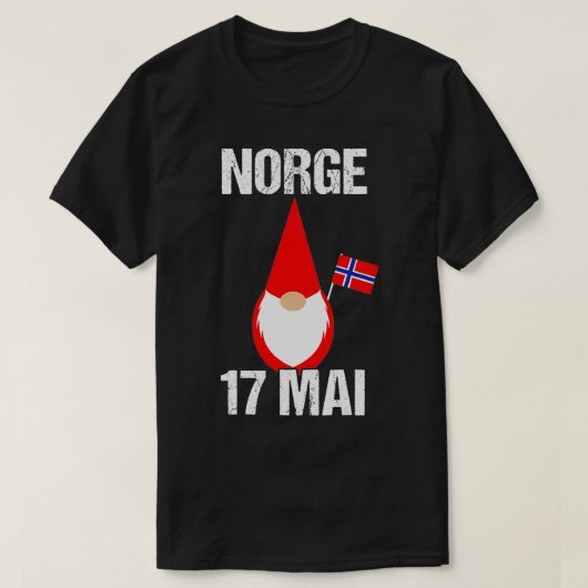 シットンデマイノルウェー国旗Norge 17マイトムテGn Tシャツ (デザイン正面)