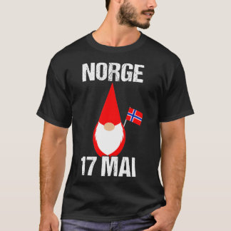 シットンデマイノルウェー国旗Norge 17マイトムテGn Tシャツ