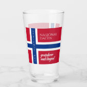 シットンデ・マイ5月17日ノルウェー国旗 タンブラーグラス (裏面)