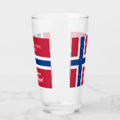 シットンデ・マイ5月17日ノルウェー国旗 タンブラーグラス (左)