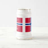 シットンデ・マイ5月17日ノルウェー国旗 ビールジョッキ (中央)