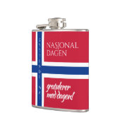 シットンデ・マイ5月17日ノルウェー国旗 フラスク (左)