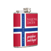 シットンデ・マイ5月17日ノルウェー国旗 フラスク (右)