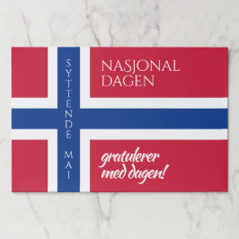 シットンデ・マイ5月17日ノルウェー国旗 ペーパーパッド