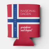 シットンデ・マイ5月17日ノルウェー国旗 缶クーラー (裏面)