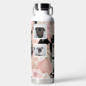 シッパーソナライズされたクフォトボホフローラデザイン ウォーターボトル (正面)