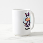 シッピーゼブラ コーヒーマグカップ (正面右)
