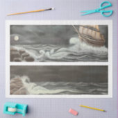 シップインザナイトデコパージュティッシュペーパー 薄葉紙 (クラフト)