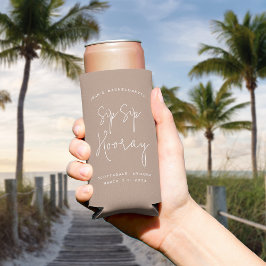 シップシップフーレイ パーソナライズド バチェロレッテ パーティー スリム缶クーラー