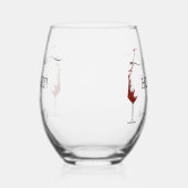 シップシップフーレイ ブライズメイド パーティー ワイン ステムなしワイングラス (右)